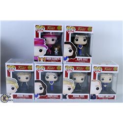 LOT OF SIX FUNKO POPS: ASSORTED ROYALS PACK.