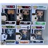 Image 1 : LOT OF SIX FUNKO POPS: ASSORTED TV SHOWS PACK.