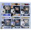 Image 1 : LOT OF SIX FUNKO POPS: ASSORTED TV SHOWS PACK.