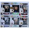 Image 1 : LOT OF SIX FUNKO POPS: ASSORTED TV SHOWS PACK.