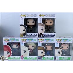 LOT OF SIX FUNKO POPS: ASSORTED TV SHOWS PACK.