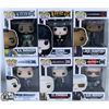 Image 1 : LOT OF SIX FUNKO POPS: ASSORTED TV SHOWS PACK.