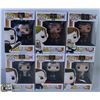 Image 1 : LOT OF SIX FUNKO POPS: ASSORTED THE WALKING DEAD