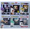 Image 1 : LOT OF SIX FUNKO POPS: ASSORTED ANIMATION PACK.