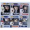 Image 1 : LOT OF SIX FUNKO POPS: ASSORTED TV SHOWS PACK.