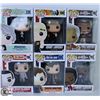 Image 1 : LOT OF SIX FUNKO POPS: ASSORTED TV SHOWS PACK.