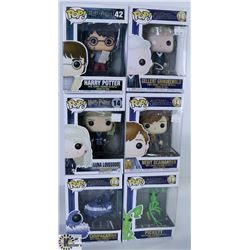LOT OF SIX FUNKO POPS: ASSORTED HARRY POTTER