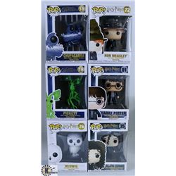 LOT OF SIX FUNKO POPS: ASSORTED HARRY POTTER &