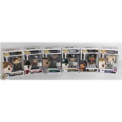 LOT OF SIX FUNKO POPS: RANDOM VARIETY INCLUDES