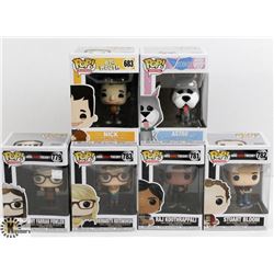 LOT OF SIX FUNKO POPS: RANDOM VARIETY INCLUDES