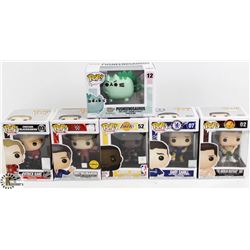 LOT OF SIX FUNKO POPS: RANDOM VARIETY INCLUDES