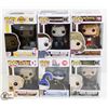 LOT OF SIX FUNKO POPS: RANDOM VARIETY INCLUDES