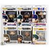 LOT OF SIX FUNKO POPS: RANDOM VARIETY INCLUDES
