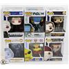 LOT OF SIX FUNKO POPS: RANDOM VARIETY INCLUDES