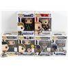 LOT OF SIX FUNKO POPS: RANDOM VARIETY INCLUDES