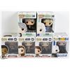 LOT OF SIX FUNKO POPS: STAR WARS AND GOLDEN GIRLS.