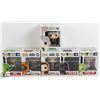 LOT OF SIX FUNKO POPS: STAR WARS AND DOROTHY.