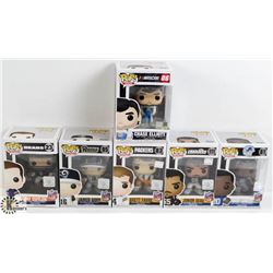 LOT OF SIX FUNKO POPS: RANDOM VARIETY INCLUDES