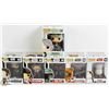 LOT OF SIX FUNKO POPS: STAR WARS AND DOROTHY