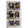 LOT OF SIX FUNKO POPS: RANDOM VARIETY INCLUDES