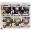 LOT OF SIX FUNKO POPS:ASSORTED SPORTS PACK