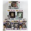 LOT OF SIX FUNKO POPS: RANDOM VARIETY INCLUDES