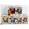 LOT OF SIX FUNKO POPS: RANDOM VARIETY INCLUDES