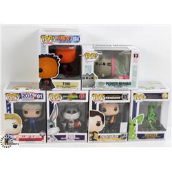 LOT OF SIX FUNKO POPS: RANDOM VARIETY INCLUDES