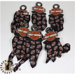 FLAT OF NEW HARLEY DAVIDSON BANDANNAS