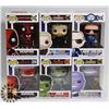 Image 1 : LOT OF 6 ASSORTED FUNKO POP VINYL FIGURES.