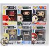 Image 1 : LOT OF 6 ASSORTED FUNKO POP VINYL FIGURES.
