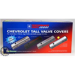 GM PERFORMANCE PARTS CHROME TALL VALVE COVERS