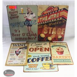 BAILIFF SEIZURE: LOT OF 2 WOODEN WALL HANGINGS W/