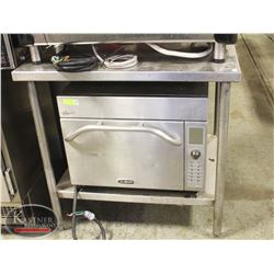 STAINLESS STEEL WORKTABLE W/ WELDED LEGS &