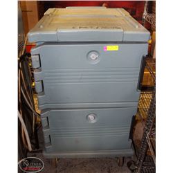 CAMBRO DOUBLE COMPARTMENT INSULATED FOOD CARRIER