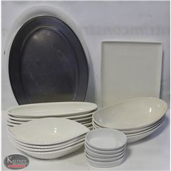 BAILIFF SEIZURE: LOT OF ASSORTED SERVING BOWLS &