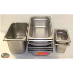 BAILIFF SEIZURE: 10 ASSORTED S/S INSERTS