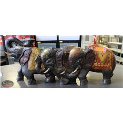 BAILIFF SEIZURE: LARGE WOODEN ELEPHANT ORNAMENT