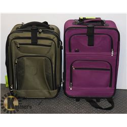 HIS AND HERS JET STREAM SMALL TRAVEL SUITE CASES
