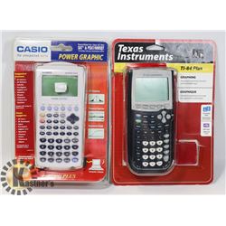 SEALED (2) CALCULATORS CASIO PLUS