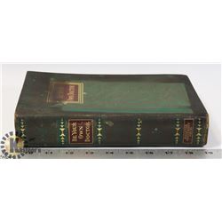 ANTIQUE 1928 "BE YOUR OWN DOCTOR"