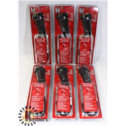 SEALED LOT OF 6 METAL SPIKE LIGHTS