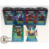 Image 1 : LOT OF 6 NEW MAGIC THE GATHERING THEME BOOSTER