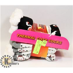 2 PACK LADIES COZY SLIPPER SOCKS