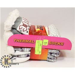 2 PACK LADIES COZY SLIPPER SOCKS