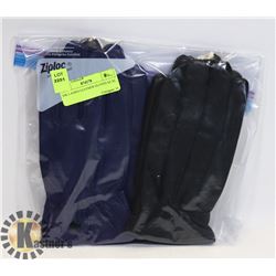 2PK LADIES LEATHER GLOVES SZ XL