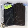 Image 1 : 2PK LADIES LEATHER GLOVES SZ MED