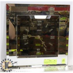 GRUEN MIRRORED WALL CLOCK (WORKING)