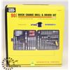 Image 1 : 90 PIECE QUICK CHANGE DRILL& DRIVER
