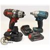 Image 1 : MILWAUKEE & MAKITA DRILLS